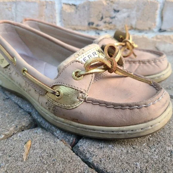 Sperry | Shoes | Sperry Topsider Angelfish Linen Eyelet Boat  display picture 2